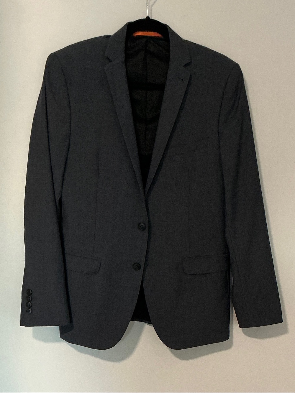Ben Sherman Charcoal Gray Two-Button Blazer